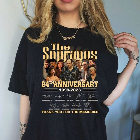 The Sopranos Shirt  The Sopranos Anniversary Thank You Shirt - Picture 1 of 3